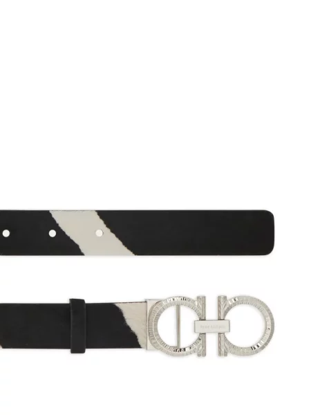 Cu centură curea Ferragamo negru