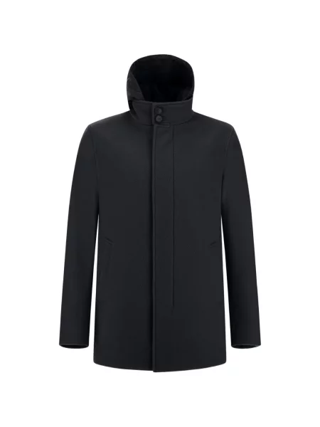 Trenci Herno cu glugă albastru