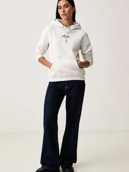 Guess Jeans кофта з капюшоном з бавовною