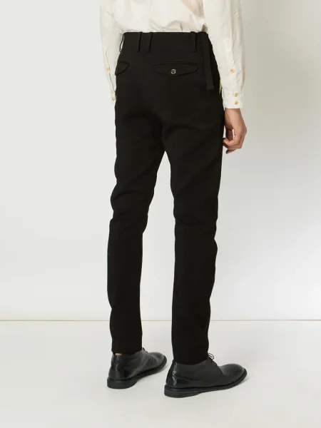 Pantaloni Uma Wang cu dungi negru