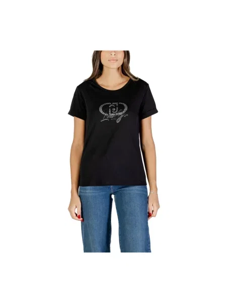 Koszulka Liu Jo z nadrukiem czarna