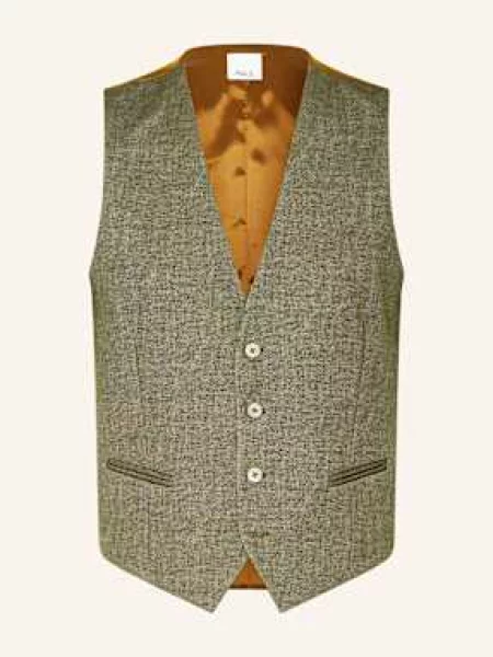 Paul Kamizelka Do Garnituru Slim Fit Z Dżerseju gruen khaki