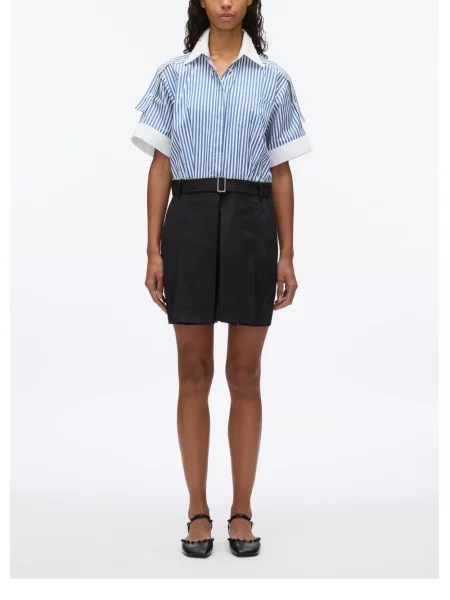 Rochie 3.1 Phillip Lim cu dungi de costum albastru