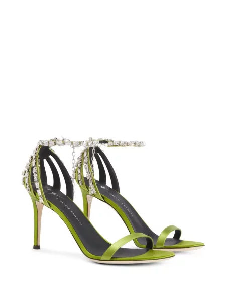 Sandale Giuseppe Zanotti de cristal verde