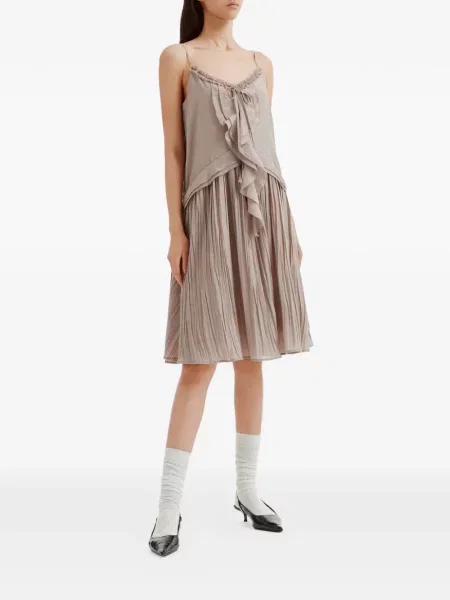 Rochie mini B+ab cu volane