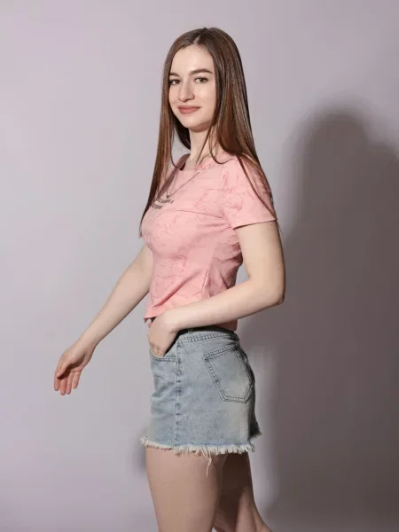 Футболка Lumo розовая