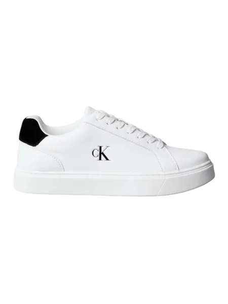 Sneakersy Calvin Klein skórzane klasyczne białe