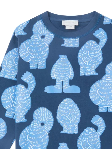 Bluza dziecięca Stella Mccartney niebieska