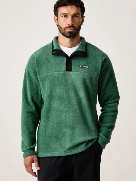 Columbia bluza sportowa Steens Mountain Half Snap zielona