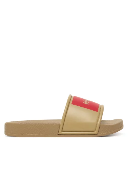 HUGO gyerek papucs bézs