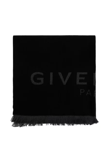 Fular Givenchy cu imagine negru