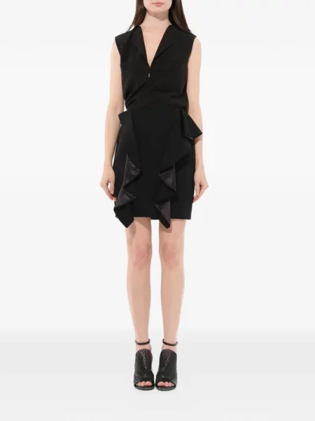Mini suknja Givenchy s draperijom crna