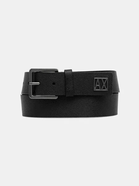 Кожен Armani Exchange мъжки черно