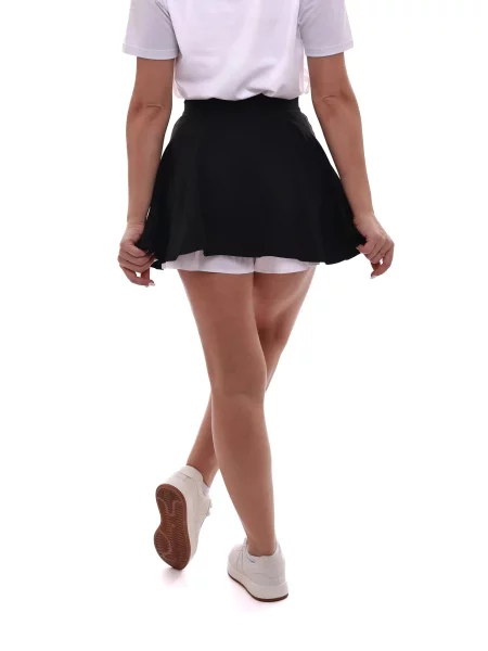 Спідниця міні STREAM креп чорний