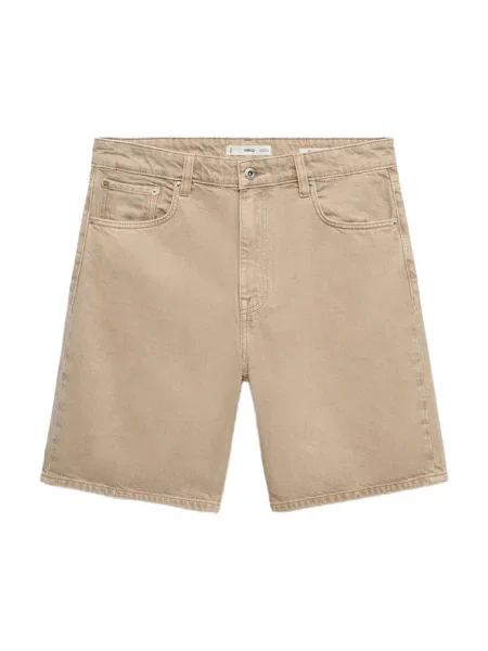 MANGO MAN Džínsy JAROD sivobéžová