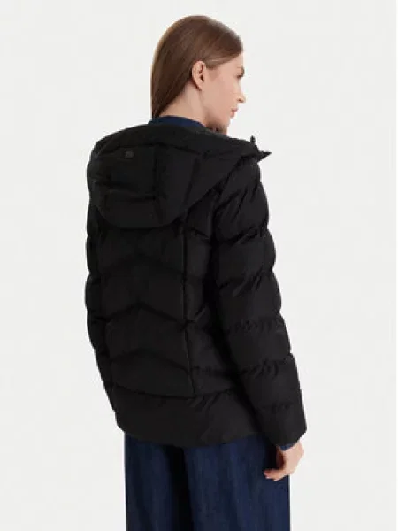 Zateplená bunda Geox Anylla Parka black černá