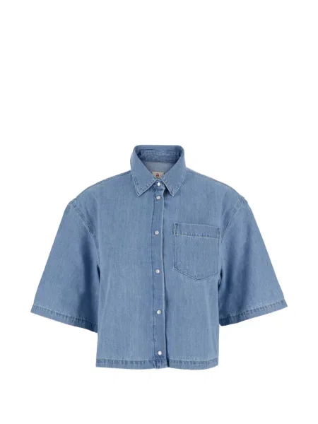 Cropp cămașă din denim Ag Jeans albastru