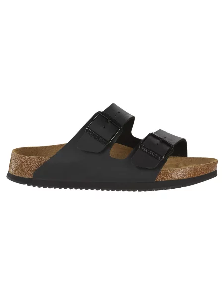 Klapki damskie Birkenstock Arizona Birko-Flor czarne