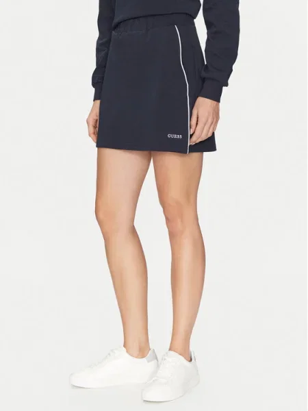 Guess Fustă mini Bleumarin
