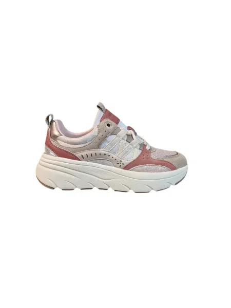 Buty do biegania Twinset skórzane różowe