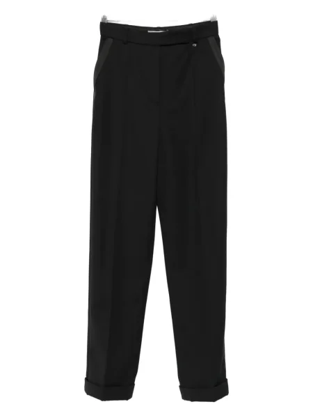 Pantaloni Nissa din satin negru