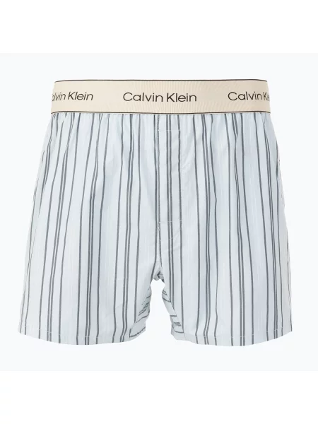 Боксерки Calvin Klein Boxer Trad majorca stripe breezy blue синьо