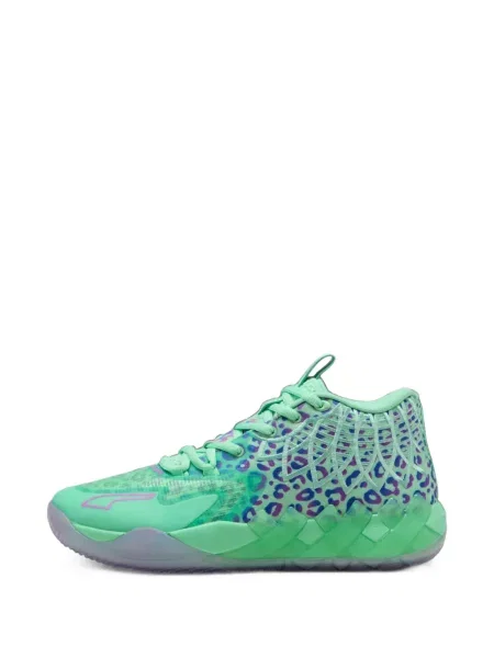 Sneakerși Puma cu imagine cu model leopard verde