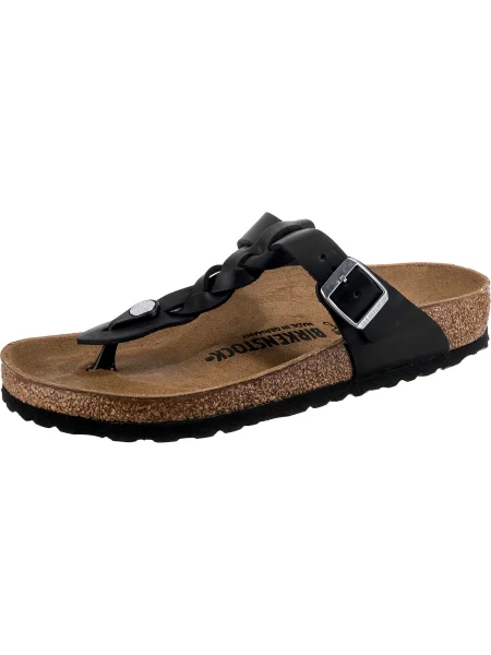 BIRKENSTOCK Japonke Gizeh' črna