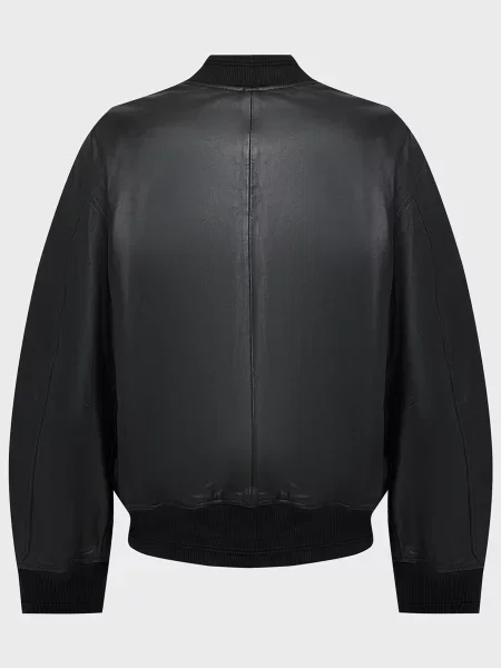 Кожаная куртка Diesel черная