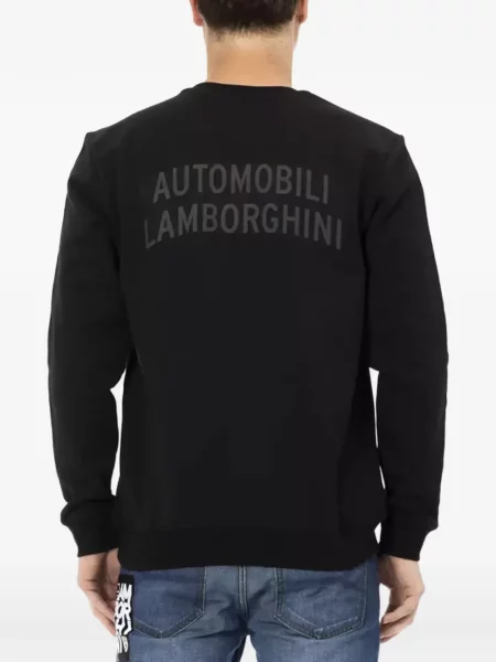 Hanorac Automobili Lamborghini cu imagine negru