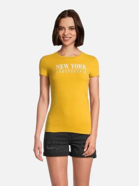AÉROPOSTALE Marškinėliai JULY NEW YORK kario balta