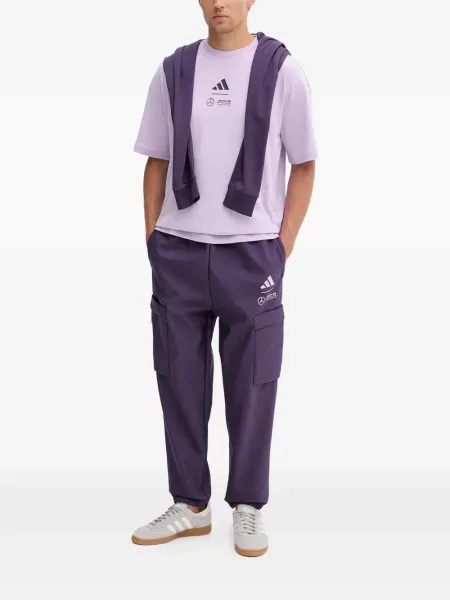 Γυμναστήριο μικρός μπλούζα Adidas με αυτόγραφο γκρι