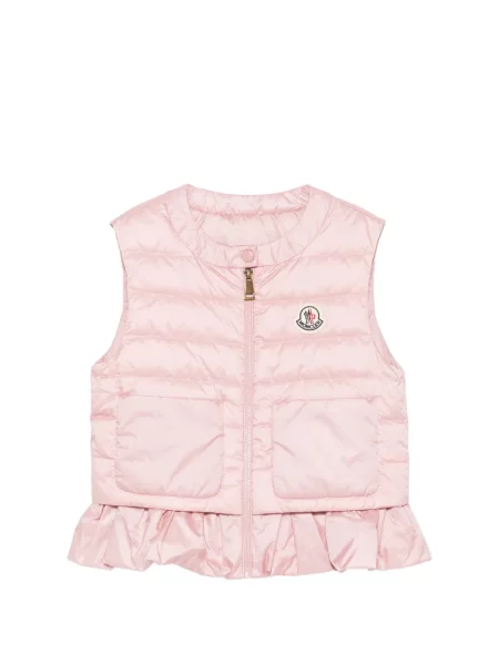 Kamizelka puchowa dziecięca Moncler Enfant różowa