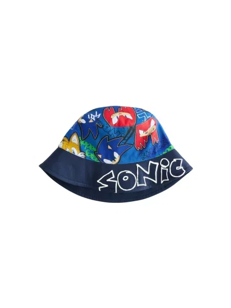 Next Pălărie Sonic The Hedgehog albastru / verde / roșu alb