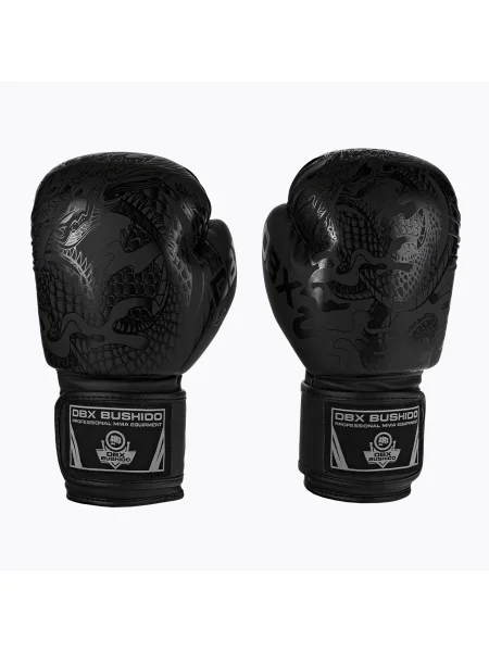 Боксови ръкавици Bushido Black Dragon черни