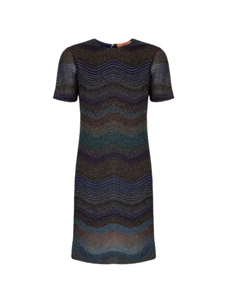 Scurt rochie mini Missoni albastru