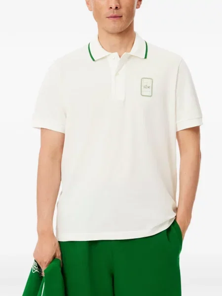 Tricou polo Lacoste clasic alb