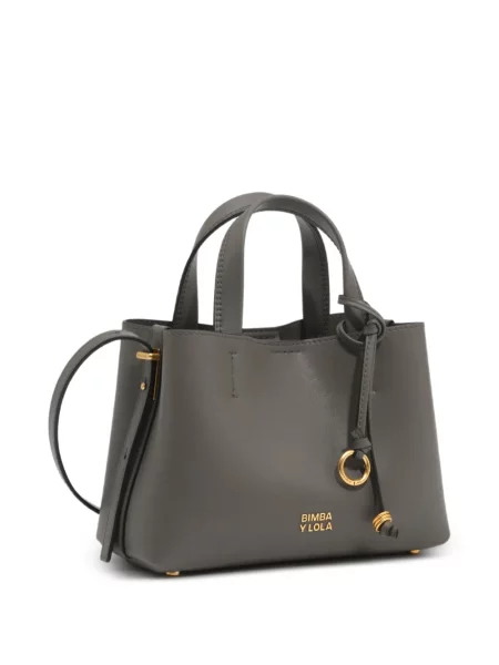 Geantă shopper Bimba Y Lola din piele gri