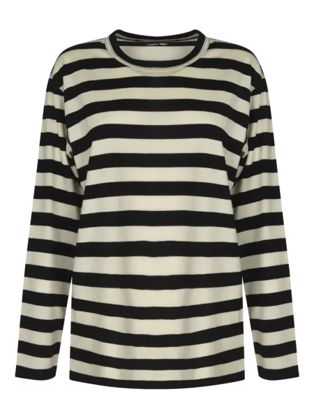 Długa koszulka Junya Watanabe w paski czarna