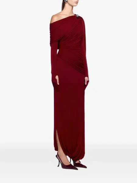 Rochie Chats By C.dam drapată de costum roșu