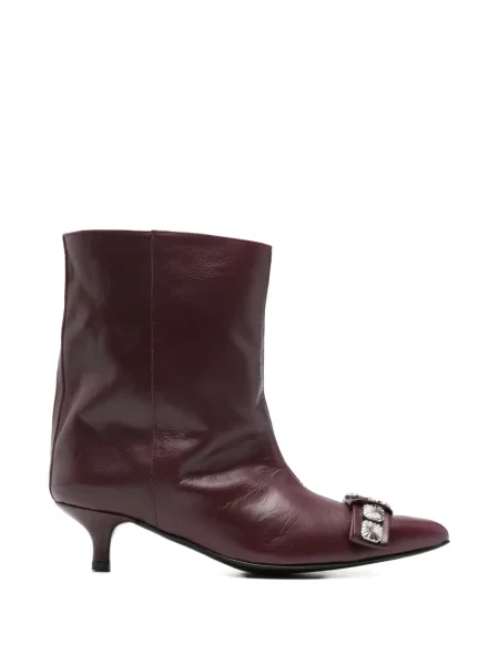 Botine Toga Pulla din piele roșu