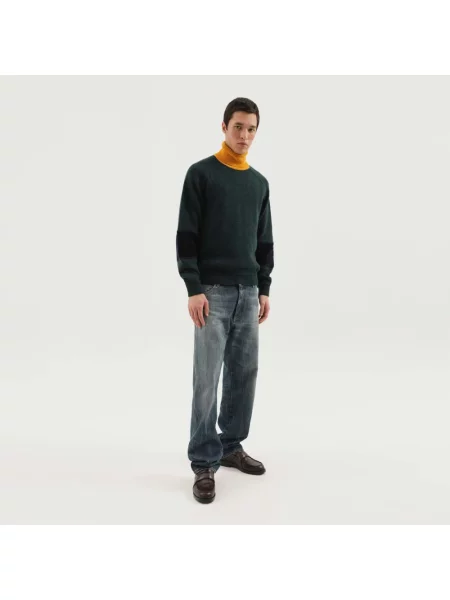 Sweter z golfem 1989 Studio zielony