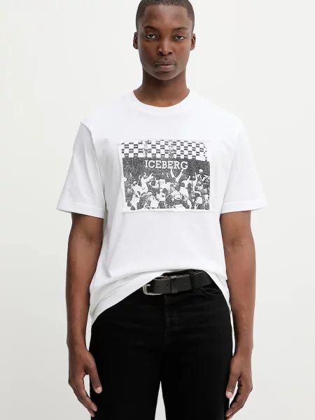 Kratka majica Iceberg bela