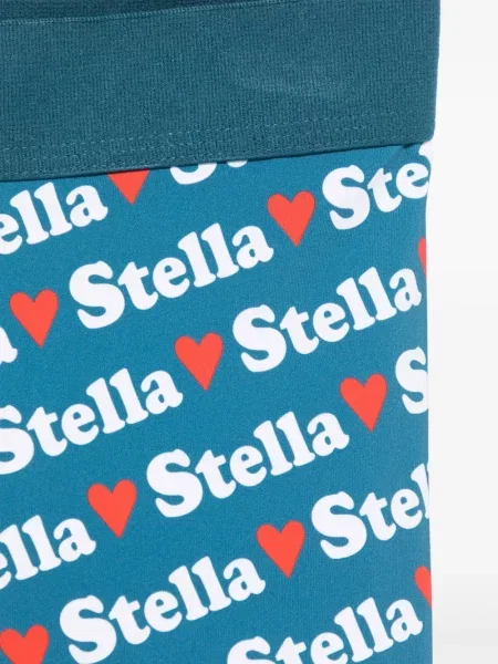 Legginsy dziecięce Stella Mccartney niebieskie
