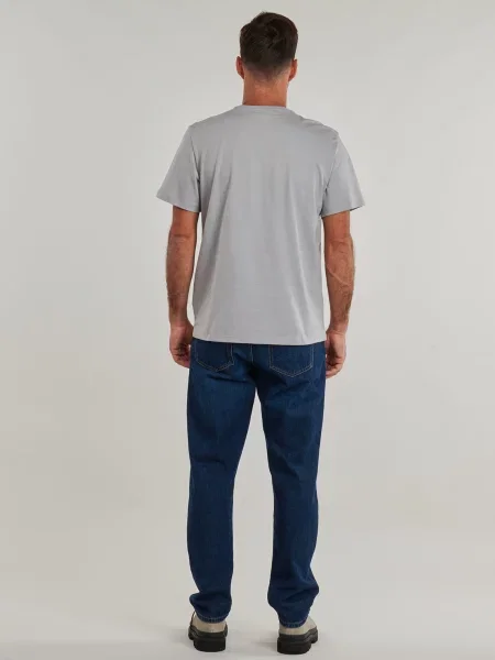 Klasična majica Calvin Klein Jeans od jersey siva