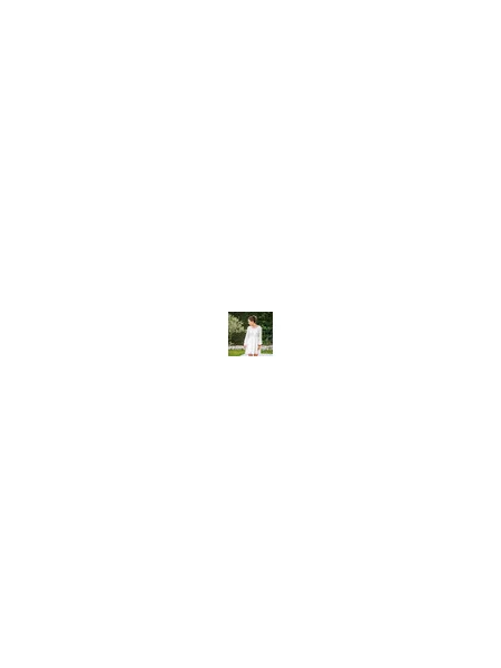 Mini obleka Céleste bela