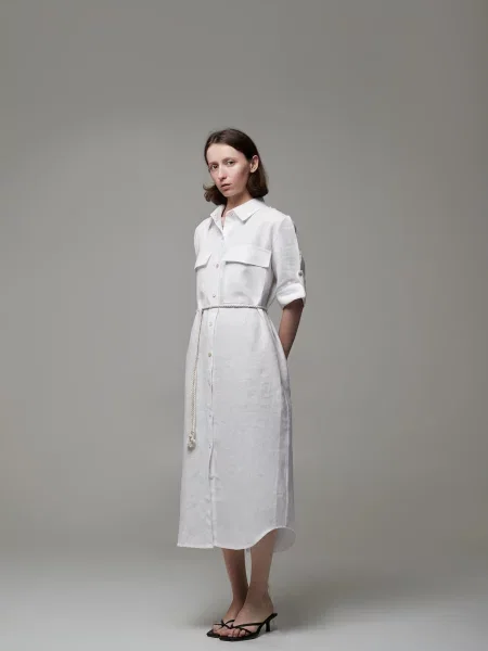 GNIZDO Сукня максі білий