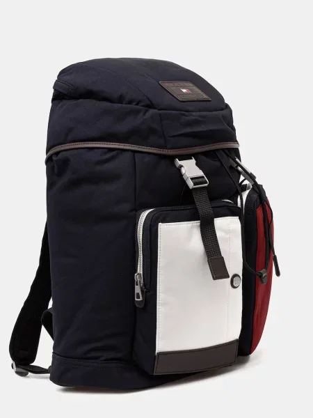 TOMMY HILFIGER Nahrbtnik temno / rdeča / bela modra