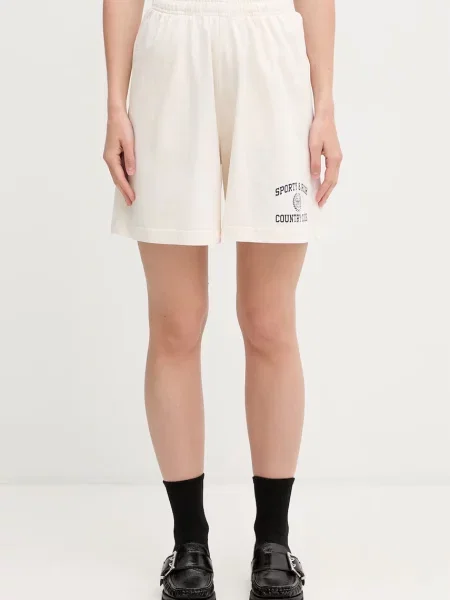 Sporty & Rich Varsity Crest pantaloni scurți de trening din pentru femei