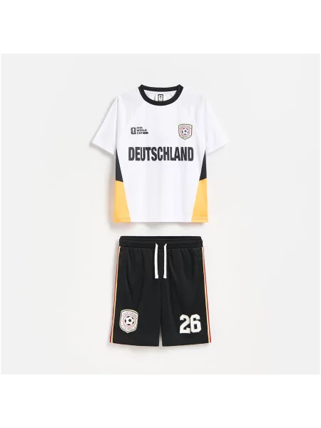 Dětské kalhoty Reserved bílé